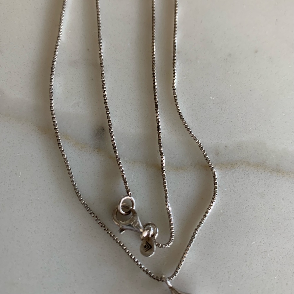 Silpada N2716 Teardrop .925 Sterling Silver Necklace - Picture 2 of 5